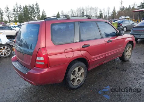 2003 Subaru Forester Xs из США, поврежденный, VIN JF1SG65653G762861
